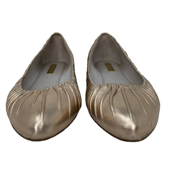 Louise Et Cie Ballet Flats Women's 8 Pink Leather Slip On Shoes - Picture 5 of 13